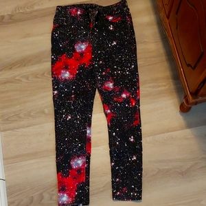 Blackheart womens size 7 galaxy pants